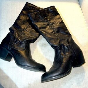 Durango DRD0072 Women’s 7.5M 14” Black Leather Western Boots